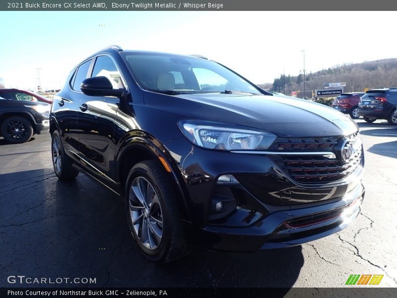 Ebony Twilight Metallic / Whisper Beige 2021 Buick Encore GX Select AWD