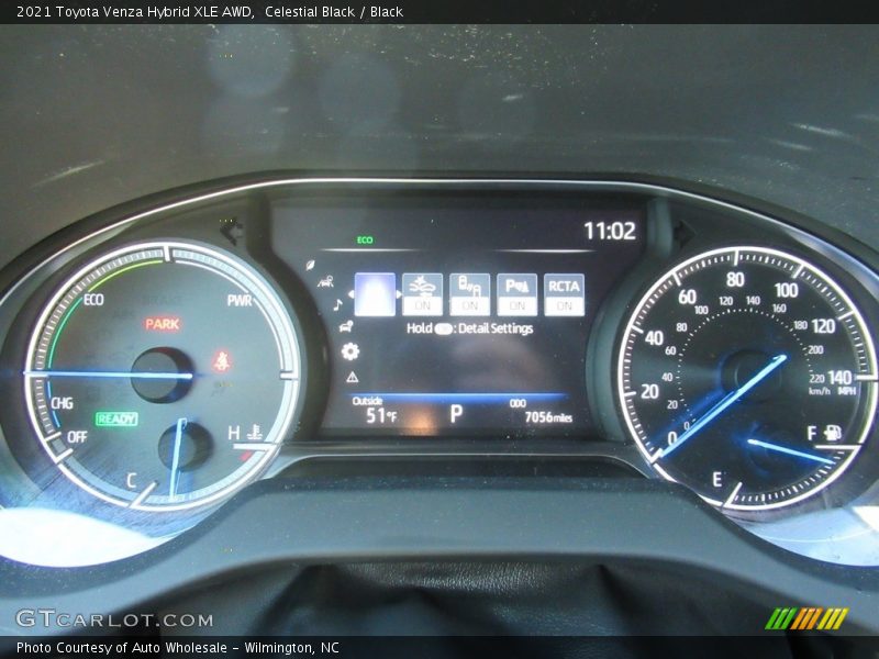 Celestial Black / Black 2021 Toyota Venza Hybrid XLE AWD