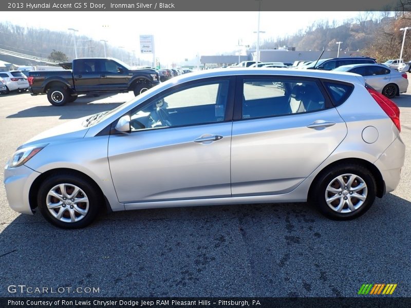 Ironman Silver / Black 2013 Hyundai Accent GS 5 Door