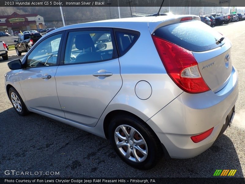 Ironman Silver / Black 2013 Hyundai Accent GS 5 Door