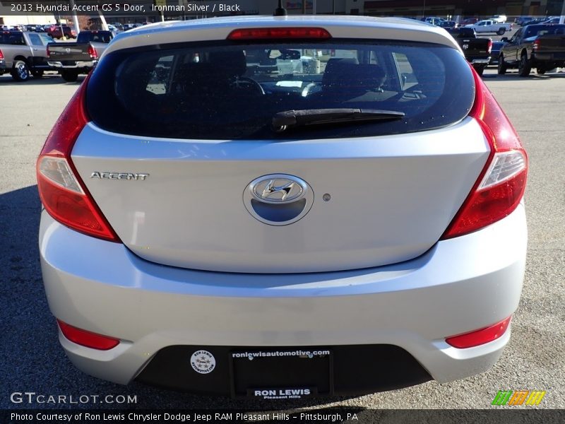 Ironman Silver / Black 2013 Hyundai Accent GS 5 Door