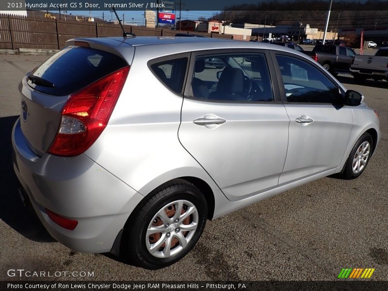 Ironman Silver / Black 2013 Hyundai Accent GS 5 Door