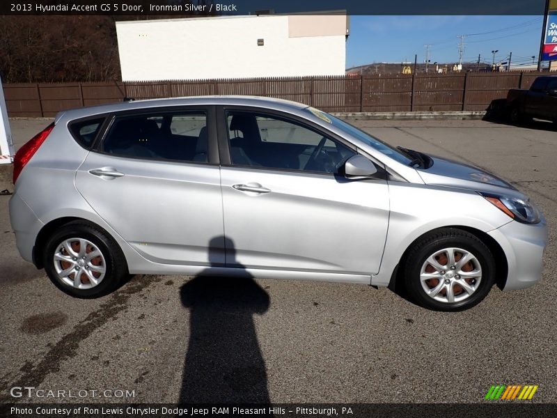 Ironman Silver / Black 2013 Hyundai Accent GS 5 Door