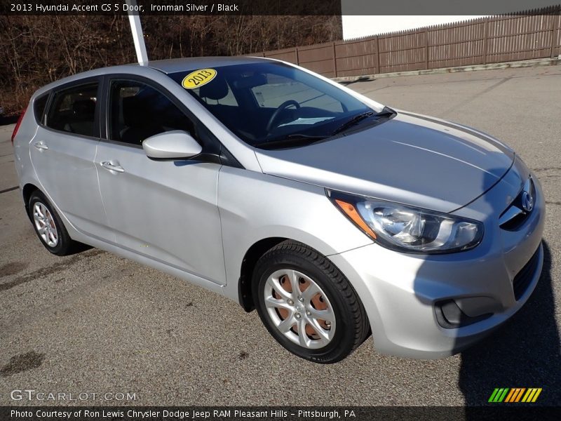 Ironman Silver / Black 2013 Hyundai Accent GS 5 Door