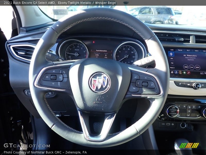 Ebony Twilight Metallic / Whisper Beige 2021 Buick Encore GX Select AWD