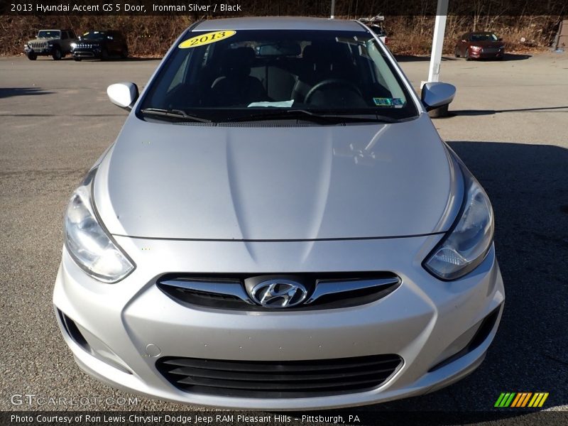 Ironman Silver / Black 2013 Hyundai Accent GS 5 Door