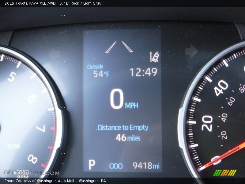 Lunar Rock / Light Gray 2019 Toyota RAV4 XLE AWD
