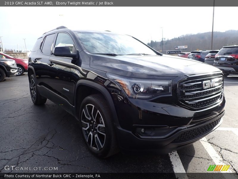 Ebony Twilight Metallic / Jet Black 2019 GMC Acadia SLT AWD