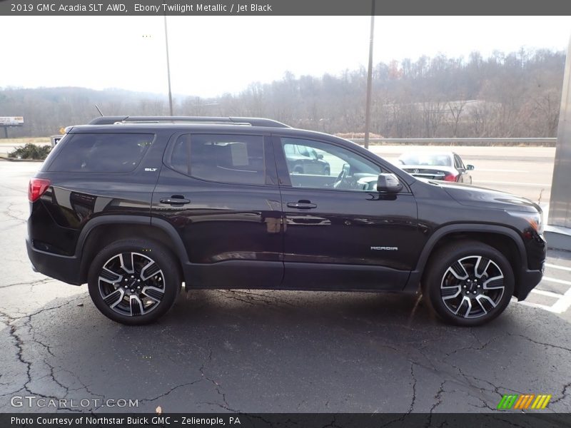 Ebony Twilight Metallic / Jet Black 2019 GMC Acadia SLT AWD