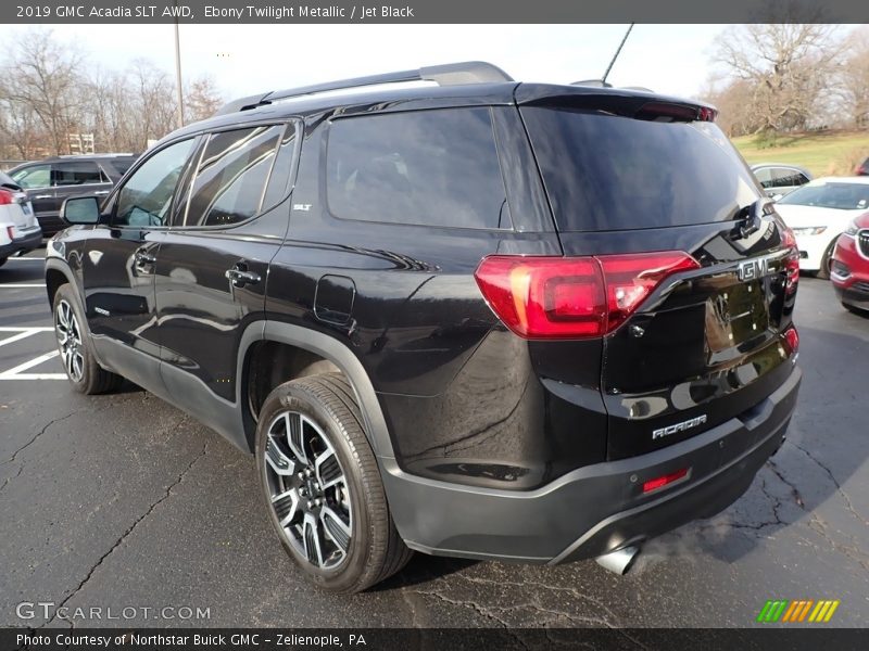 Ebony Twilight Metallic / Jet Black 2019 GMC Acadia SLT AWD