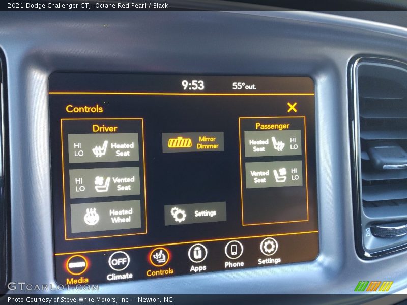 Octane Red Pearl / Black 2021 Dodge Challenger GT