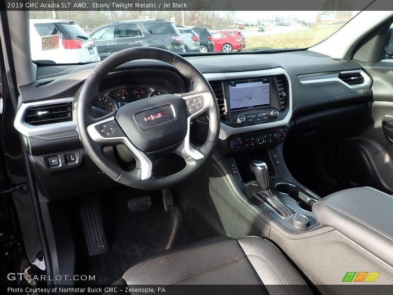 Ebony Twilight Metallic / Jet Black 2019 GMC Acadia SLT AWD