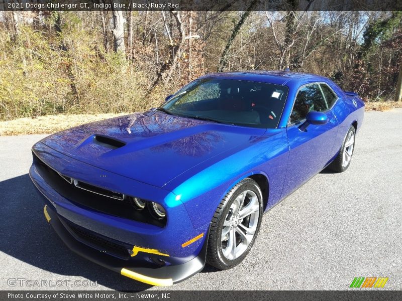 Indigo Blue / Black/Ruby Red 2021 Dodge Challenger GT