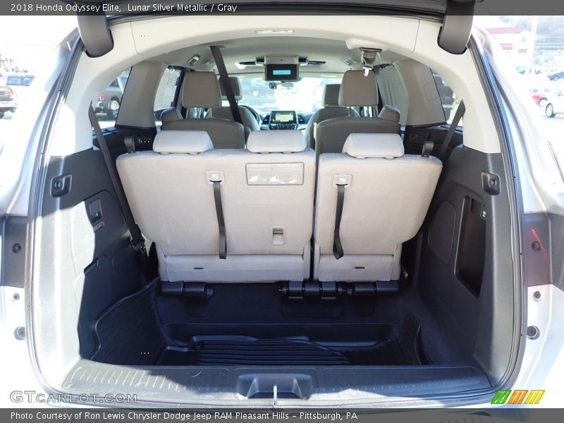 Lunar Silver Metallic / Gray 2018 Honda Odyssey Elite