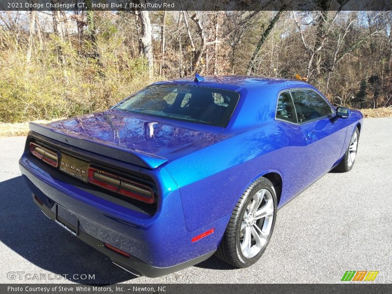 Indigo Blue / Black/Ruby Red 2021 Dodge Challenger GT