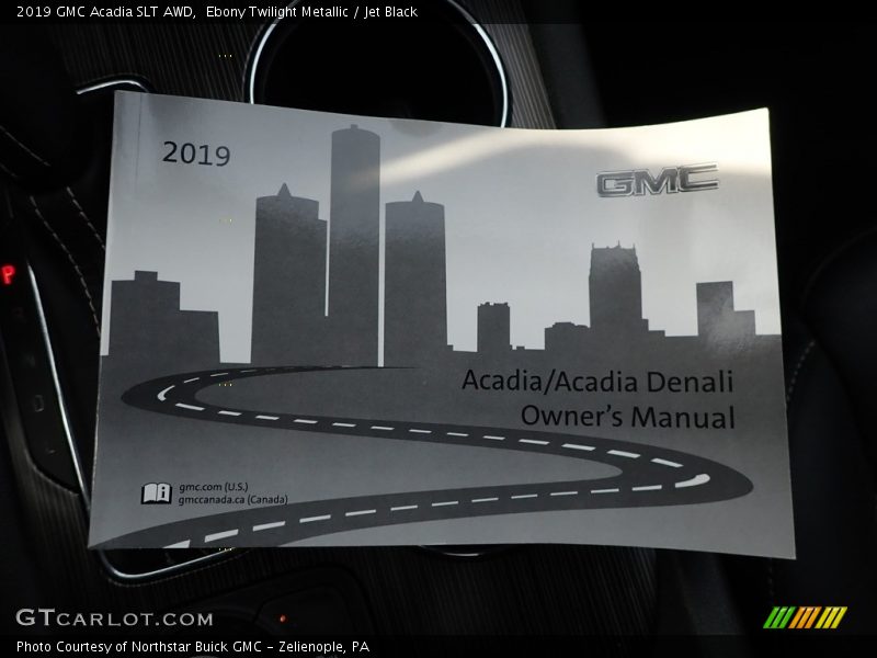 Ebony Twilight Metallic / Jet Black 2019 GMC Acadia SLT AWD