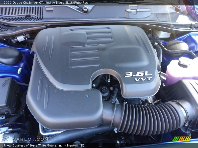 Indigo Blue / Black/Ruby Red 2021 Dodge Challenger GT