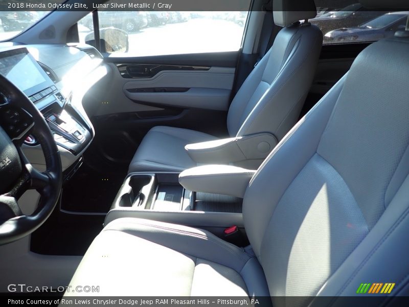 Lunar Silver Metallic / Gray 2018 Honda Odyssey Elite