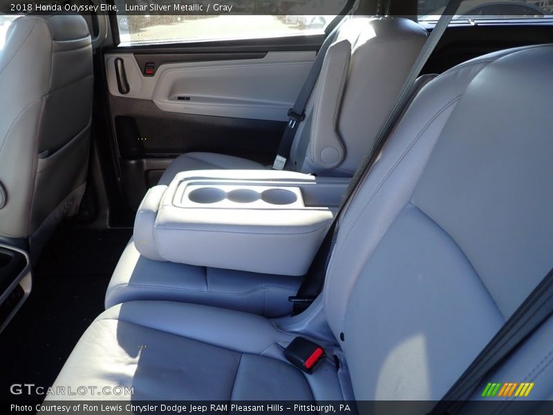 Lunar Silver Metallic / Gray 2018 Honda Odyssey Elite