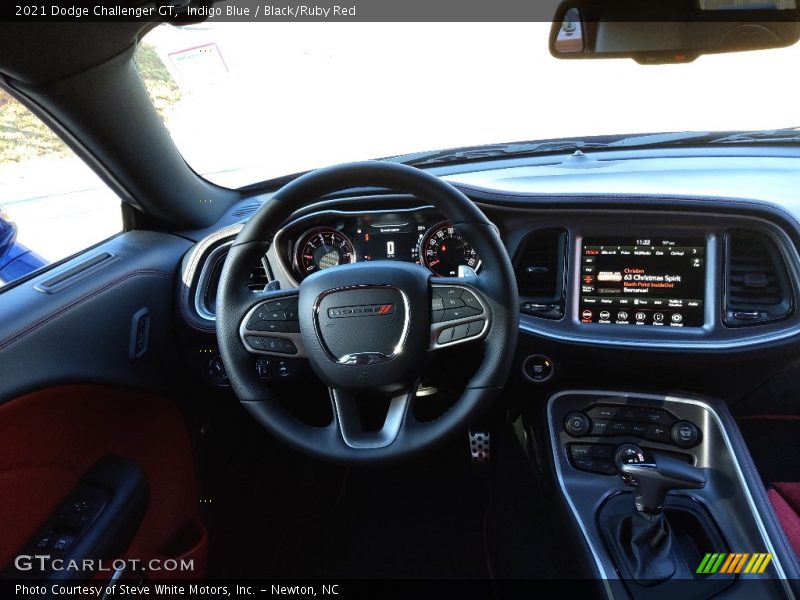 Indigo Blue / Black/Ruby Red 2021 Dodge Challenger GT
