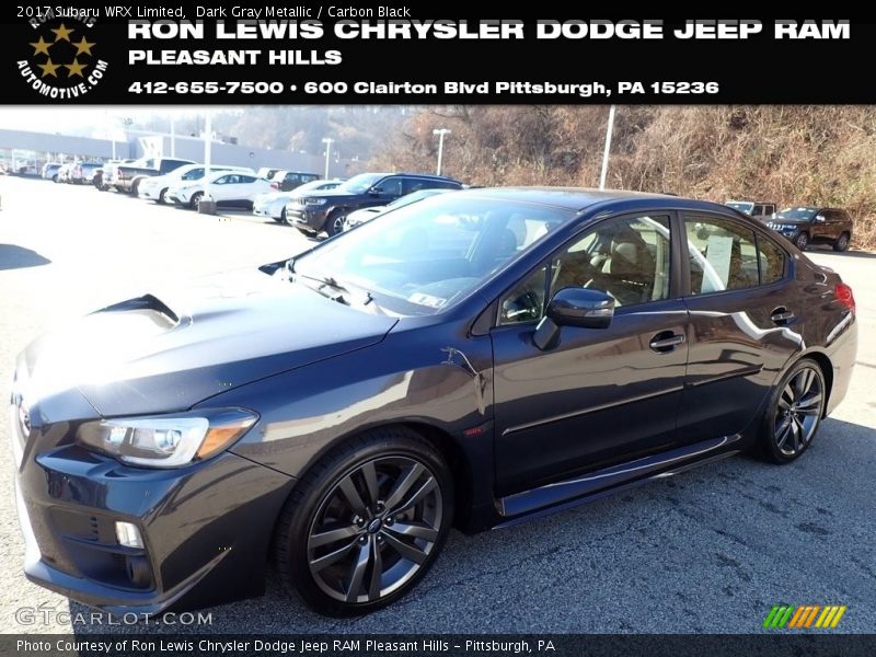 Dark Gray Metallic / Carbon Black 2017 Subaru WRX Limited