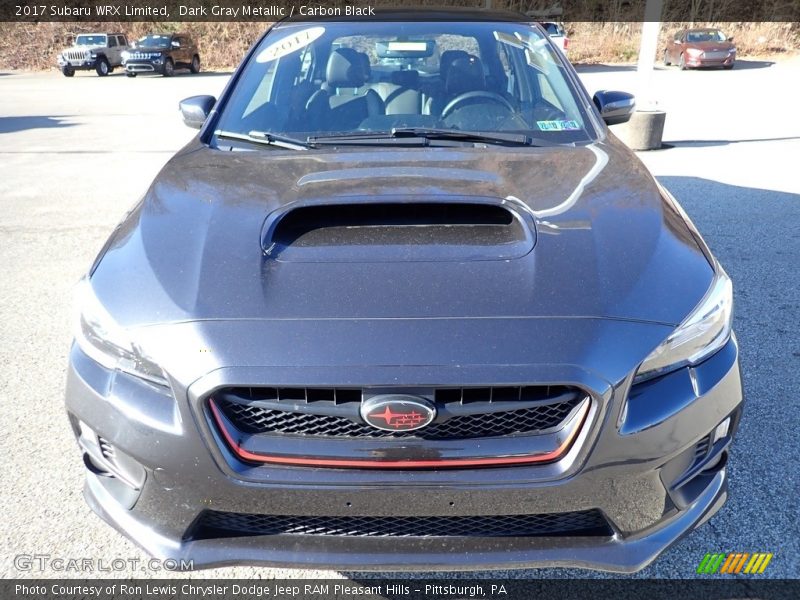 Dark Gray Metallic / Carbon Black 2017 Subaru WRX Limited