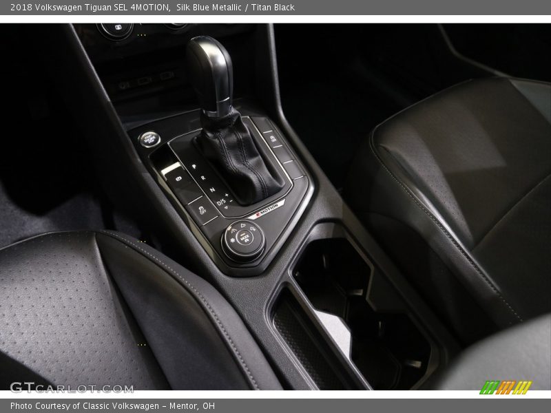 Silk Blue Metallic / Titan Black 2018 Volkswagen Tiguan SEL 4MOTION
