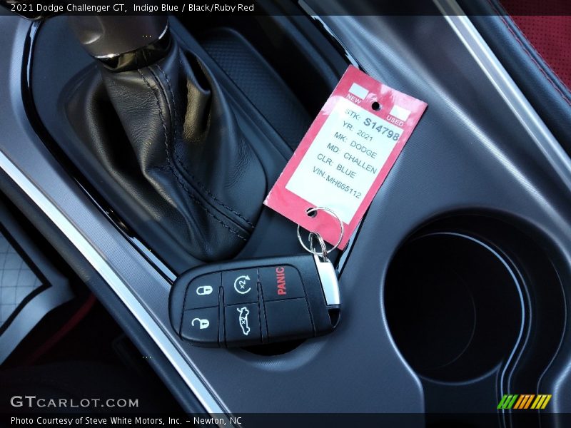 Indigo Blue / Black/Ruby Red 2021 Dodge Challenger GT