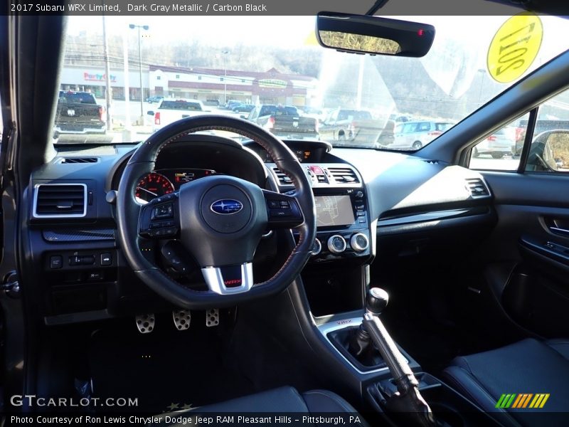 Dark Gray Metallic / Carbon Black 2017 Subaru WRX Limited