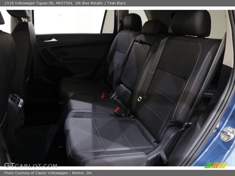 Silk Blue Metallic / Titan Black 2018 Volkswagen Tiguan SEL 4MOTION
