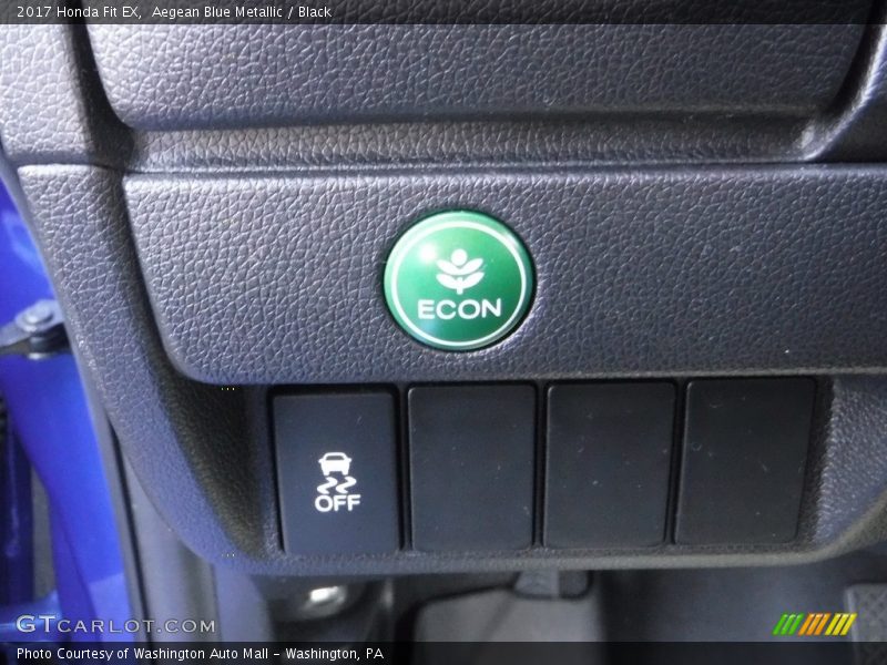 Aegean Blue Metallic / Black 2017 Honda Fit EX