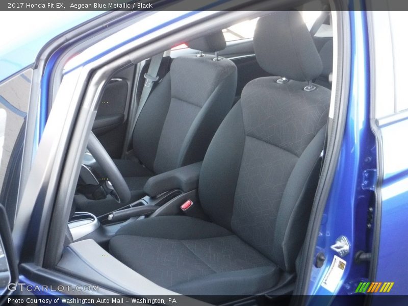 Aegean Blue Metallic / Black 2017 Honda Fit EX