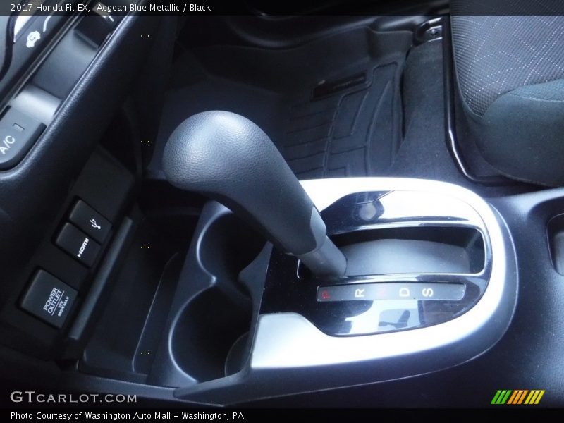 Aegean Blue Metallic / Black 2017 Honda Fit EX