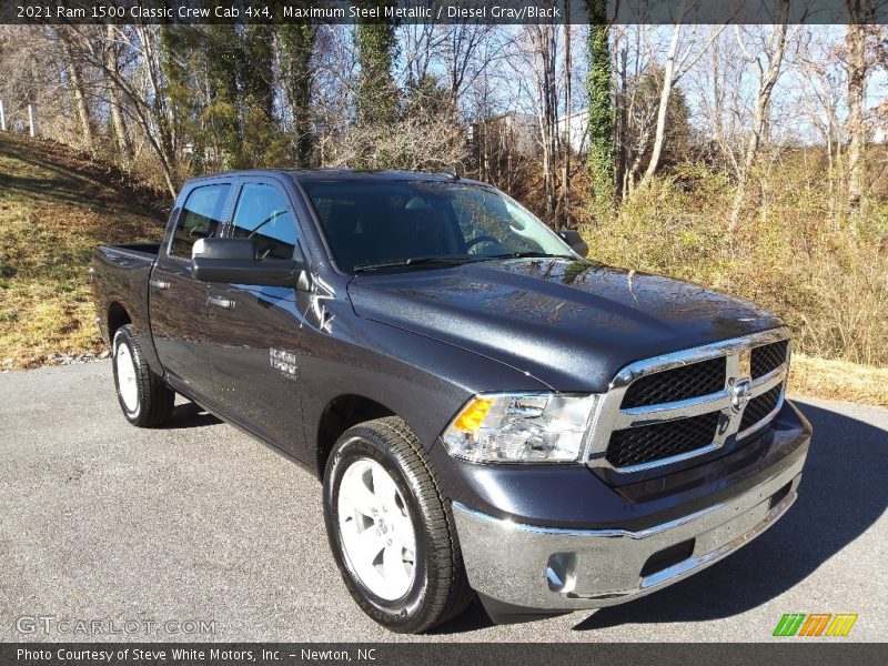 Maximum Steel Metallic / Diesel Gray/Black 2021 Ram 1500 Classic Crew Cab 4x4