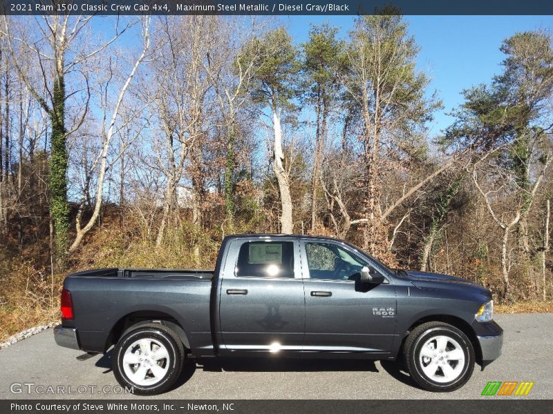 Maximum Steel Metallic / Diesel Gray/Black 2021 Ram 1500 Classic Crew Cab 4x4