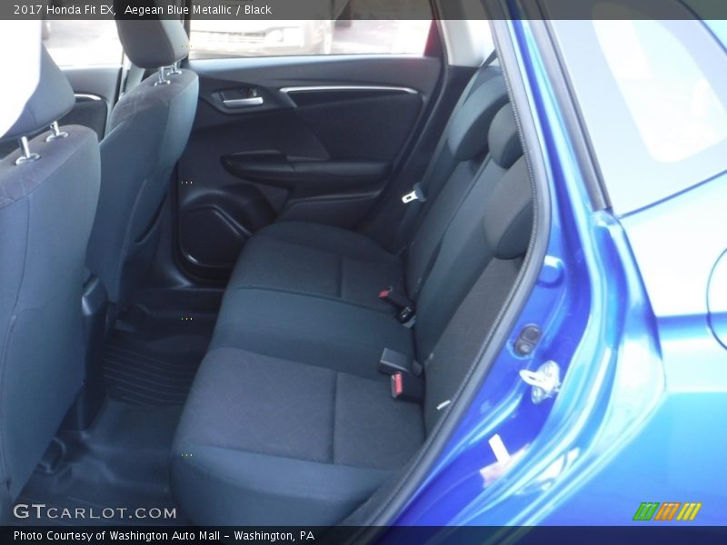 Aegean Blue Metallic / Black 2017 Honda Fit EX