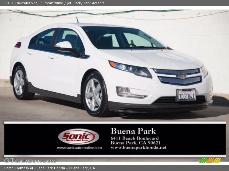 Summit White / Jet Black/Dark Accents 2014 Chevrolet Volt