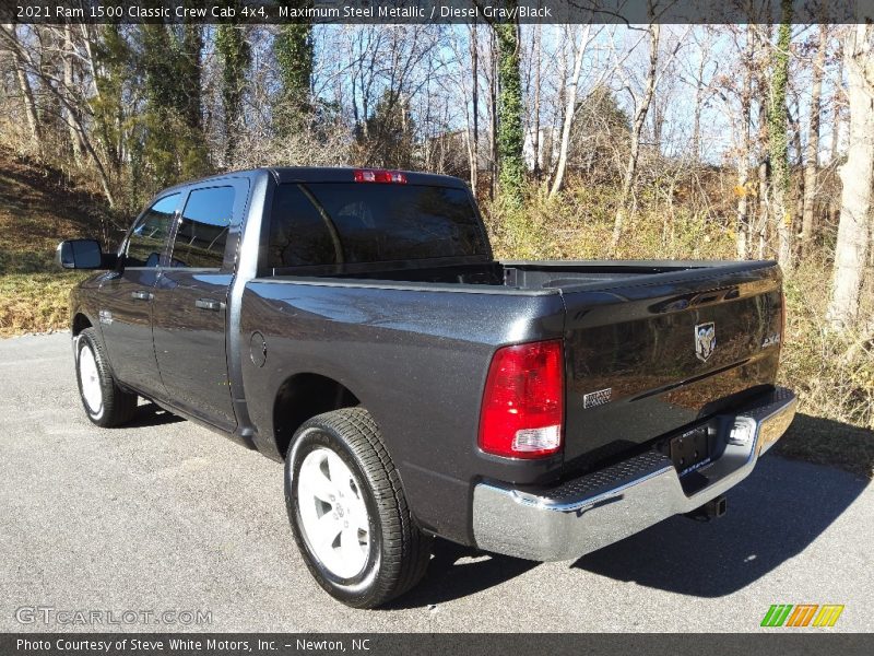 Maximum Steel Metallic / Diesel Gray/Black 2021 Ram 1500 Classic Crew Cab 4x4