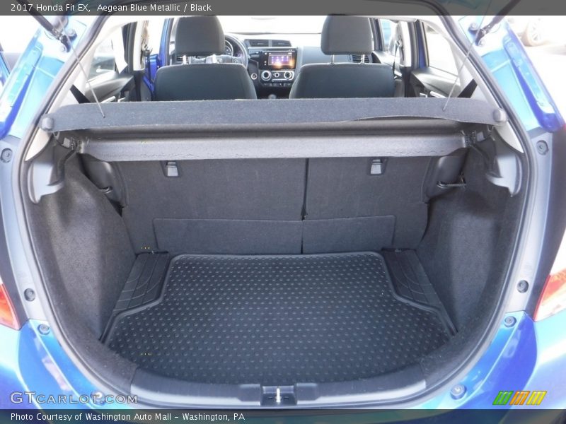 Aegean Blue Metallic / Black 2017 Honda Fit EX