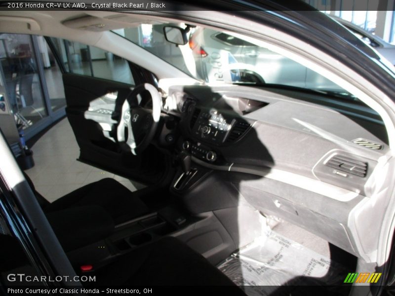 Crystal Black Pearl / Black 2016 Honda CR-V LX AWD