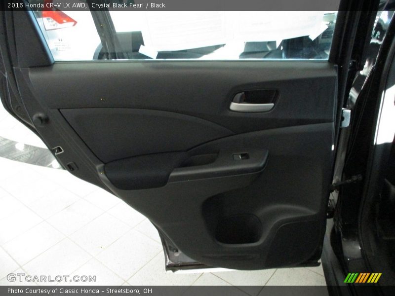 Crystal Black Pearl / Black 2016 Honda CR-V LX AWD