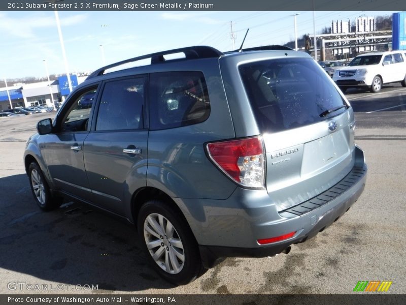 Sage Green Metallic / Platinum 2011 Subaru Forester 2.5 X Premium