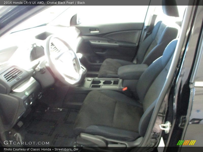 Crystal Black Pearl / Black 2016 Honda CR-V LX AWD