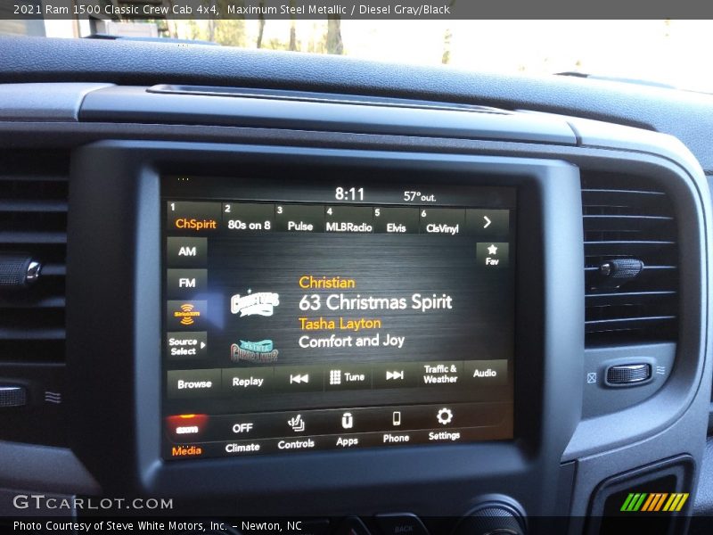Maximum Steel Metallic / Diesel Gray/Black 2021 Ram 1500 Classic Crew Cab 4x4