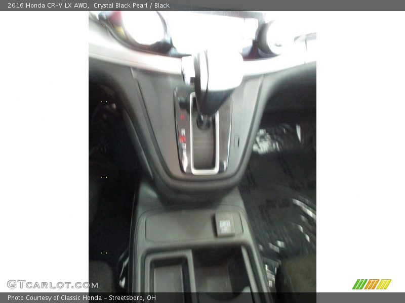 Crystal Black Pearl / Black 2016 Honda CR-V LX AWD