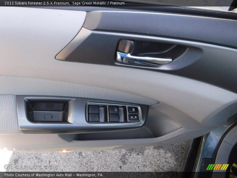 Sage Green Metallic / Platinum 2011 Subaru Forester 2.5 X Premium