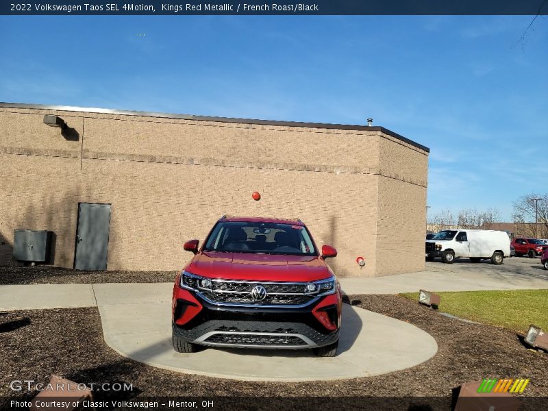 Kings Red Metallic / French Roast/Black 2022 Volkswagen Taos SEL 4Motion