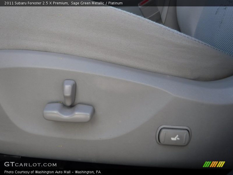 Sage Green Metallic / Platinum 2011 Subaru Forester 2.5 X Premium
