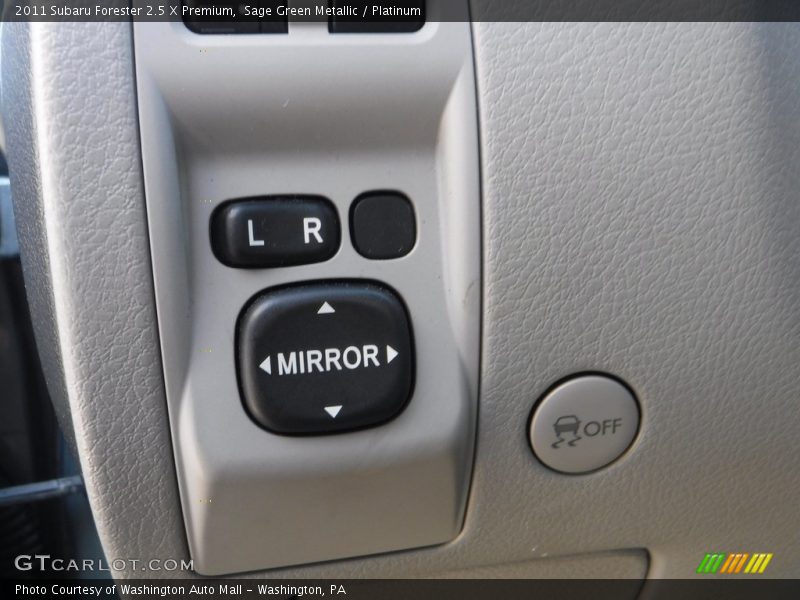 Sage Green Metallic / Platinum 2011 Subaru Forester 2.5 X Premium
