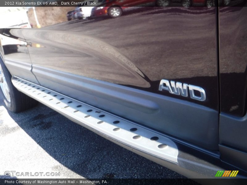 Dark Cherry / Black 2012 Kia Sorento EX V6 AWD